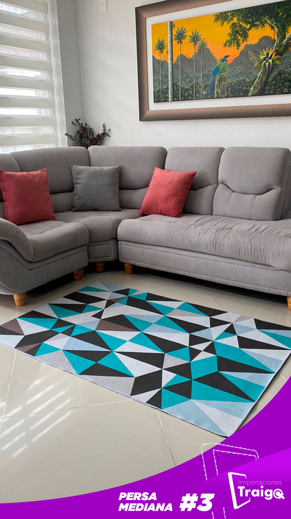 Alfombra Tipo Persa Mediana 1m x 1.5m
