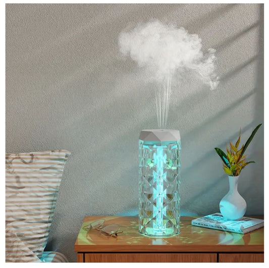 Lampara Humificador Cristal RGB