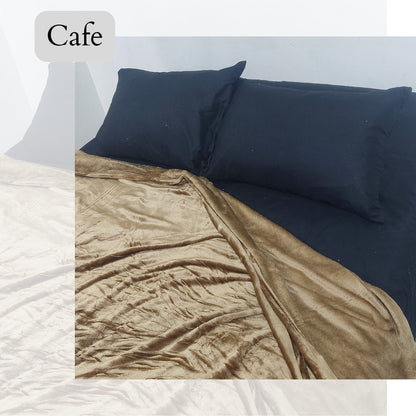 Cobija piel de durazno 1.40