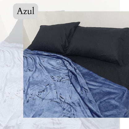 Cobija piel de durazno 1.40