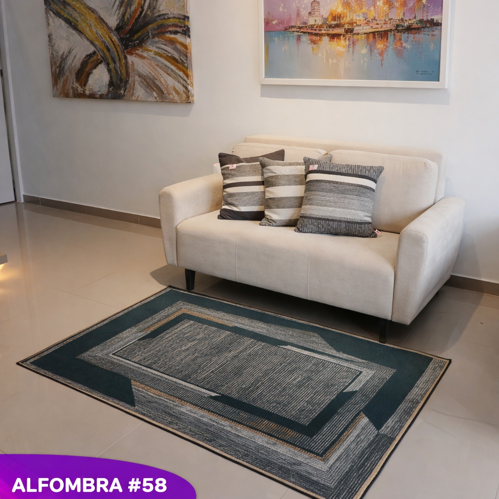 Alfombra Tipo Persa Mediana 1m x 1.5m